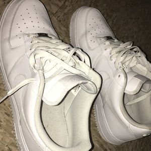 White Nike Air Force 1s
